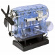 haynes diy assembly  mini l4 simulation transparent runnable engine model