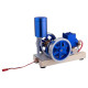 hit & miss gas model engine with wooden base fuel tank water cooled ice engine