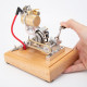 hoglet single-cylinder 4 stroke gas engine model with kick starter for rc scale motorcycles h09