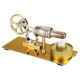 hot-air single cylinder stirling engine motor