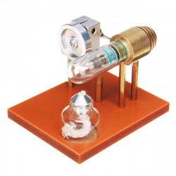 hot air stirling engine model kit science toy physical principle metal model toys