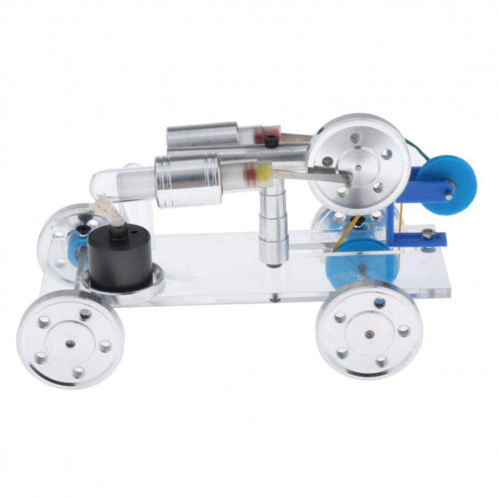 hot air stirling engine stirling motor driving car science toy