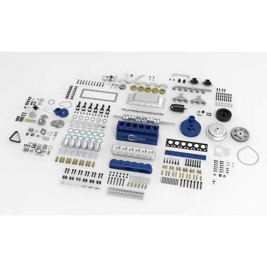 howin inline l6-210 21cc straight-six four-stroke gasoline engine model building kits water-cooled 13500rpm