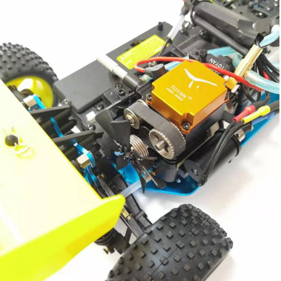 hsp 1/10 2.4g 4wd nitro powered off-road rc vehicle for toyan fs-s100a nitro engine rtr