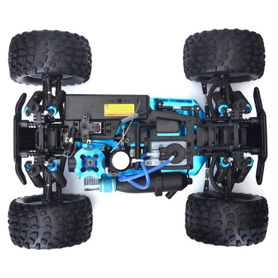 hsp 94188 1/10 rc remote control nitro gas powered monster truck 4wd w/vx18 engine