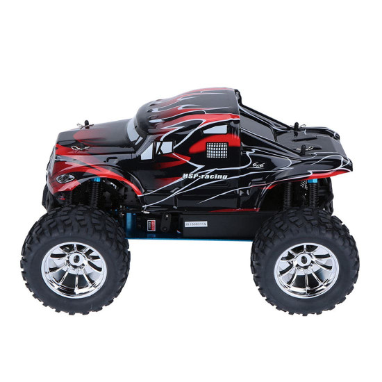 hsp 94188 1/10 rc remote control nitro gas powered monster truck 4wd w/vx18 engine