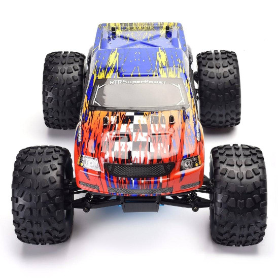 hsp 94188 1/10 rc remote control nitro gas powered monster truck 4wd w/vx18 engine