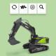 huina 4-in-1 1/14 2.4g 22ch wireless rc excavator grab truck  engineering vehicle toy model