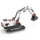 huina 4-in-1 rc alloy remote control excavator model crusher construction vehicles toys 1/14 22ch 2.4ghz