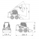 jdmodel jdm-160 kit version rc hydraulic skid steer loader construction 1/14 model without controller & battery