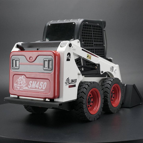 jdmodel jdm-160 kit version rc hydraulic skid steer loader construction 1/14 model without controller & battery