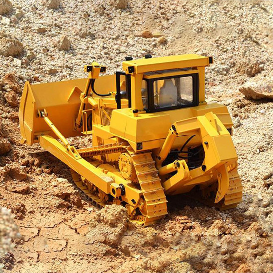 jdmodel jdm-98 1/14 2.4g / 9ch all-metal hydraulic bulldozer rc construction model