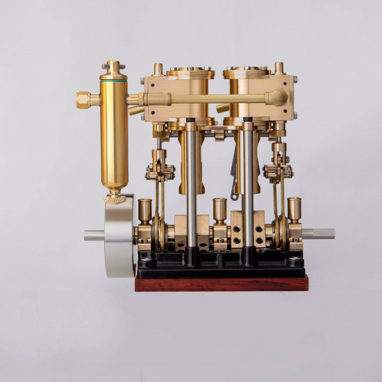 kacio ls2-13s two cylinder reciprocating steam engine model for 80-120cm steamship