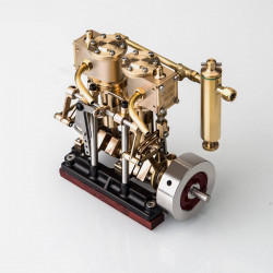 kacio ls2-13s two cylinder reciprocating steam engine model for 80-120cm steamship