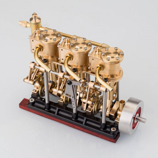 kacio ls3-13s three cylinder triple steam engine model for 80-120cm steamship