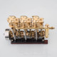 kacio ls3-13s three cylinder triple steam engine model for 80-120cm steamship