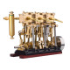 kacio ls3-13s three cylinder triple steam engine model for 80-120cm steamship