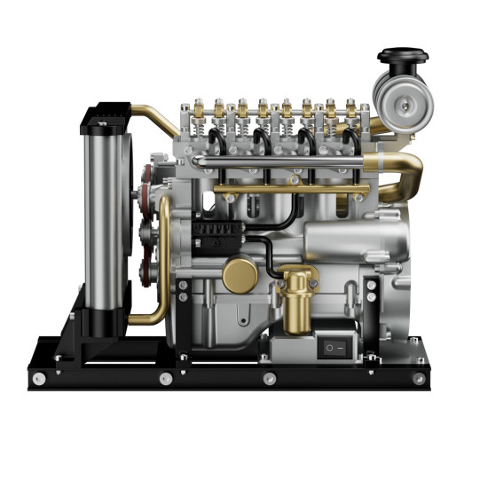 l4 diesel engine model kit that works - build your own diesel engine - teching 1: 10  full metal mini l4 4 cylinder engine ohv inline 4 cylinder engine model kit 300+pcs