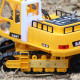 lcf 1/16 2.4ghz 16ch multifunctional excavator grab rc construction vehicle model with smoke effect