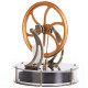 low temperature stirling engine motor steam heat education model toy