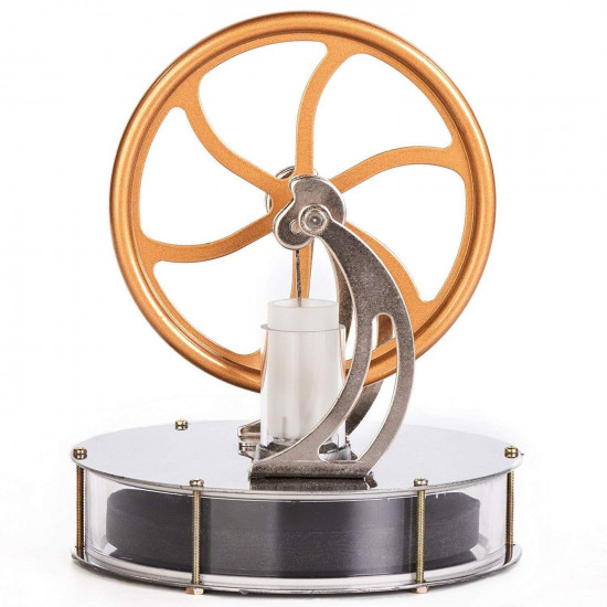 low temperature stirling engine motor steam heat education model toy