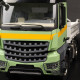 lxy rc 1/14 4×4 metal hydraulic dump truck construction machinery vehicle model with 3-speed gearbox & differential lock