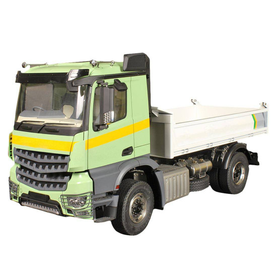 lxy rc 1/14 4×4 metal hydraulic dump truck construction machinery vehicle model with 3-speed gearbox & differential lock