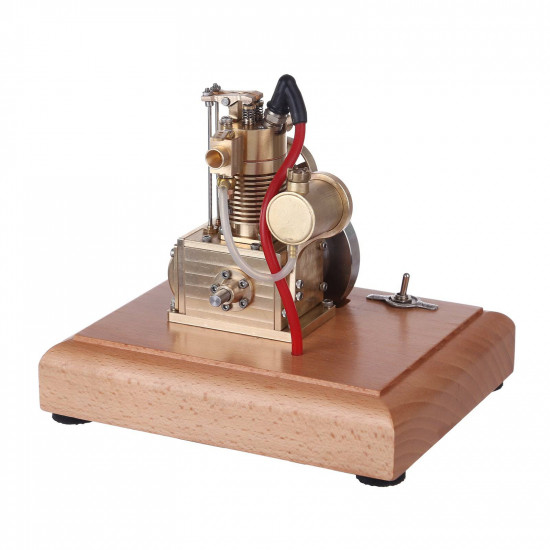 m16 1.6cc mini vertical 4 stroke gasoline engine model air-cooled cooling structure wooden base