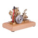 m16c air-cooled single-cylinder 4-strokes mini vertical gasoline speed-controlled ic engine model with water vane pump