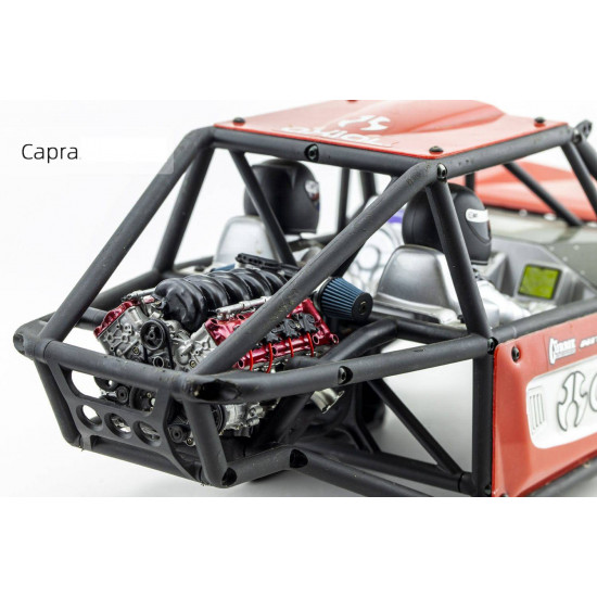 mad rc diy v8 engine model kit for capra vs4-10 pro - build your own v8 engine that works