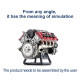 mad rc diy v8 engine model kit for capra vs4-10 pro - build your own v8 engine that works