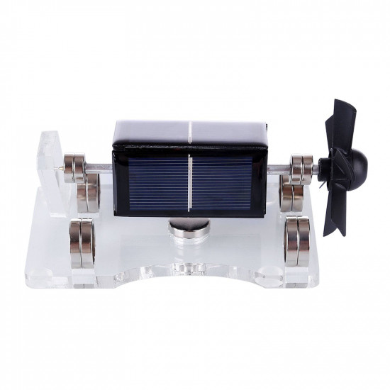 magnetic levitating solar motor with fan blade model free energy science educational toys