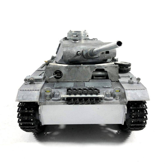 mato 1:16 wwii german panzer iii full metal remote control military tank model -  shot version