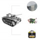 mato 1:16 wwii german panzer iii full metal remote control military tank model -  shot version