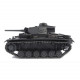 mato 1:16 wwii german panzer iii full metal remote control military tank model -  shot version