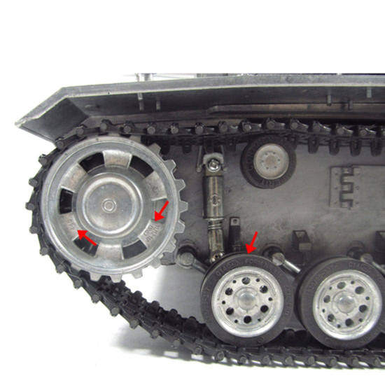 mato 1:16 wwii german panzer iii full metal remote control military tank model -  shot version