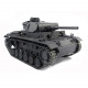 mato 1:16 wwii german panzer iii full metal remote control military tank model -  shot version