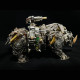 mechanical 3d diy metal rhino puzzle assembly model 700+pcs