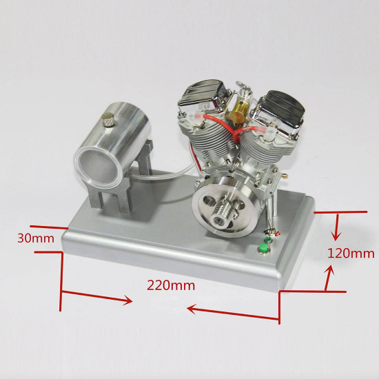 metal base for cison fg-vt9 9cc v-twin v2 engine