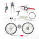 metal diy assembly bicycle model simulated decoration bike model - fs-00150