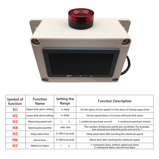 metal electronic digital tachometer gauge display