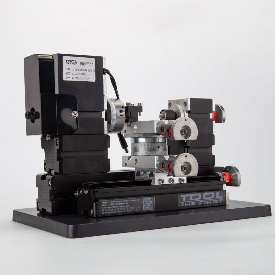 metal lathe machiningtool assembly model kits with base