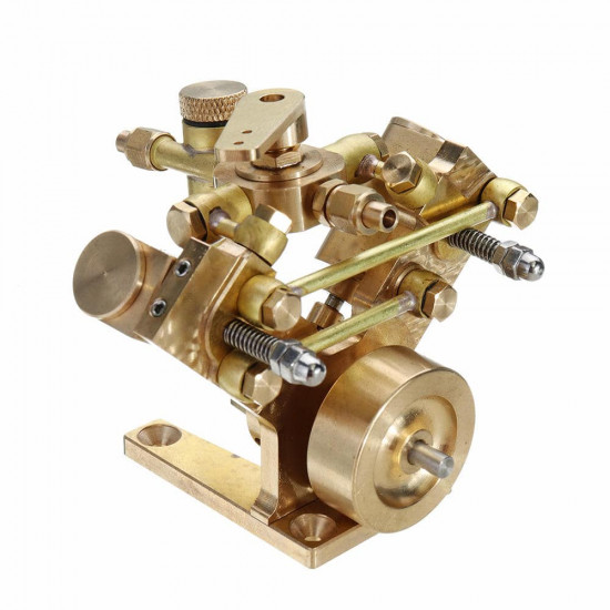 micro scale m2b twin cylinder marine steam engine model stirling engine gift collection