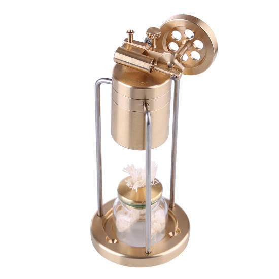 microcosm mini live steam engine brass stirling engine model science education