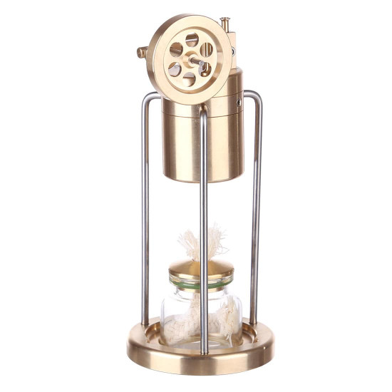 microcosm mini live steam engine brass stirling engine model science education