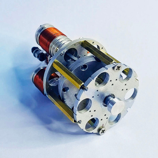 mini duke engines – 3 cylinder 4 stroke brushless axial piston engine electromagnetic motor