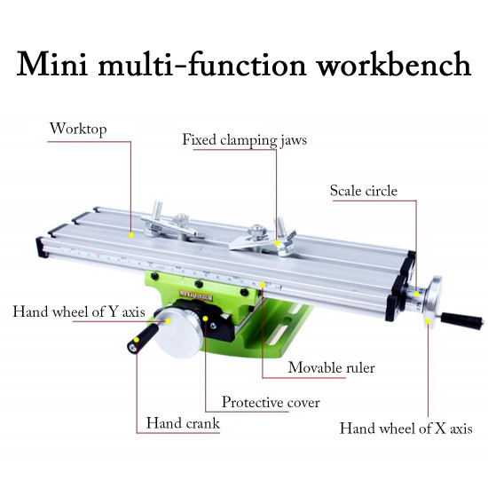 mini milling machine for model engineer high-precision multifunctional working table tools