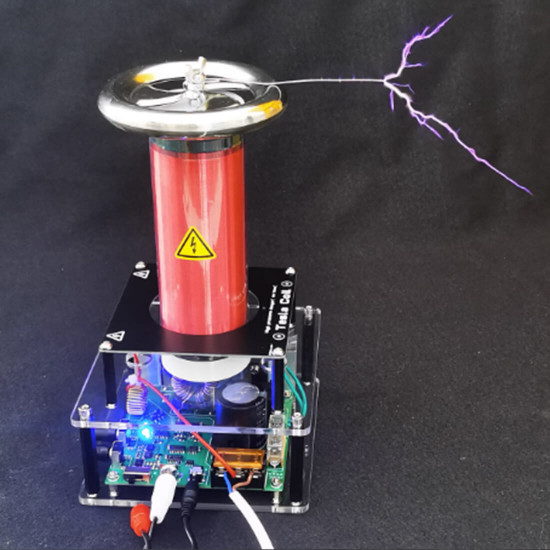 mini music tesla coil with arc experimental science toy 60hz