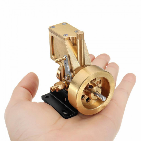 mini pure copper steam engine model gift collection science developmental toy diy project part g-1