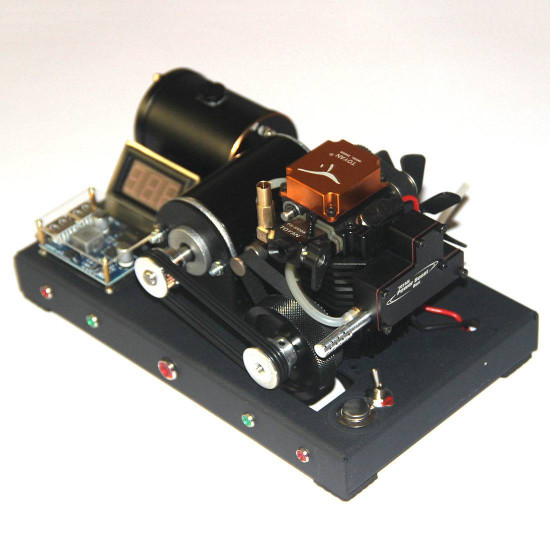 modified electric toyan four stroke methanol engine generator model